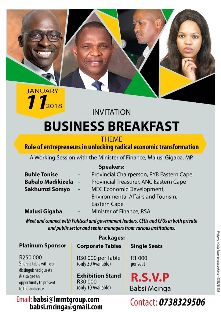 EcPyb's tweet photo. We have two events happening on the 11th, that is tomorrow and both of them are as important. We urge all Eastern Cape young people in business to participate and gain knowledge that with drive them through the year. RSVP details aren't the same so please take note. https://t.co/8GowyaMyyt