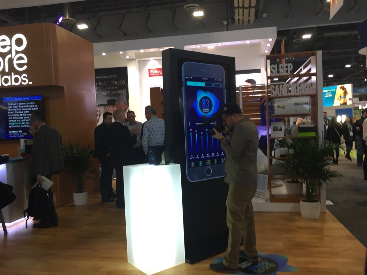 SleepScore's tweet photo. Ready to get your SleepScore? #SleepAwakens #CES2018 https://t.co/dBkzt9N3bG https://t.co/gCfOfDMNxM