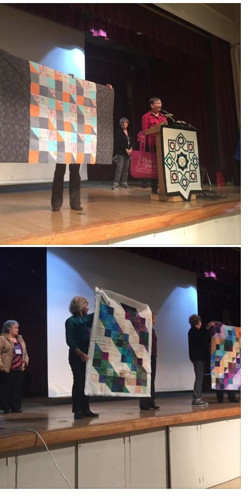 Big News! The Thomas Fire Quilt project will have a booth at Road to California!
The generous folks at R2CA are giving us a spot to get the word out to Road attendees and be the place to drop your blocks off.  We are so grateful.