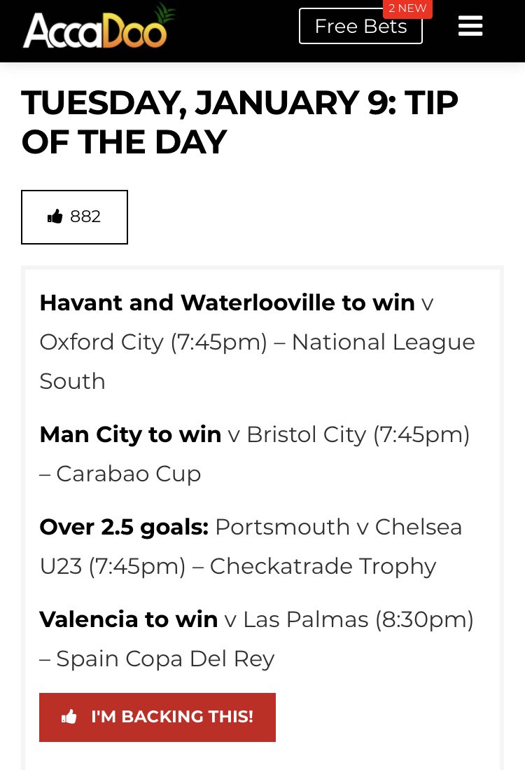 AccaDooBets's tweet image. AccaBOOM! 4/1 Tip of the Day comes in thanks to some late goals 🔥💯⚽️💥💪🏻🍻🤑

#freedailytips #carabaocup #MANBRI #MCFCvBCFC