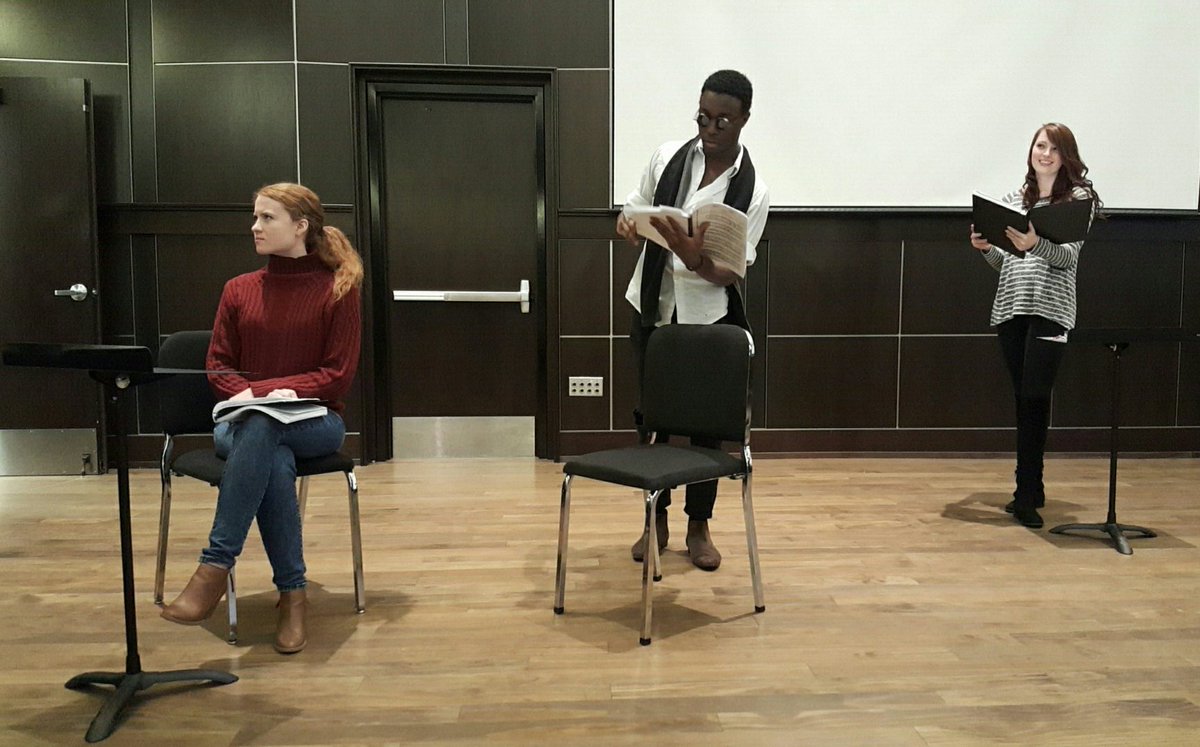 TU_Opera's tweet image. First Martha staging rehearsal: Cast II!