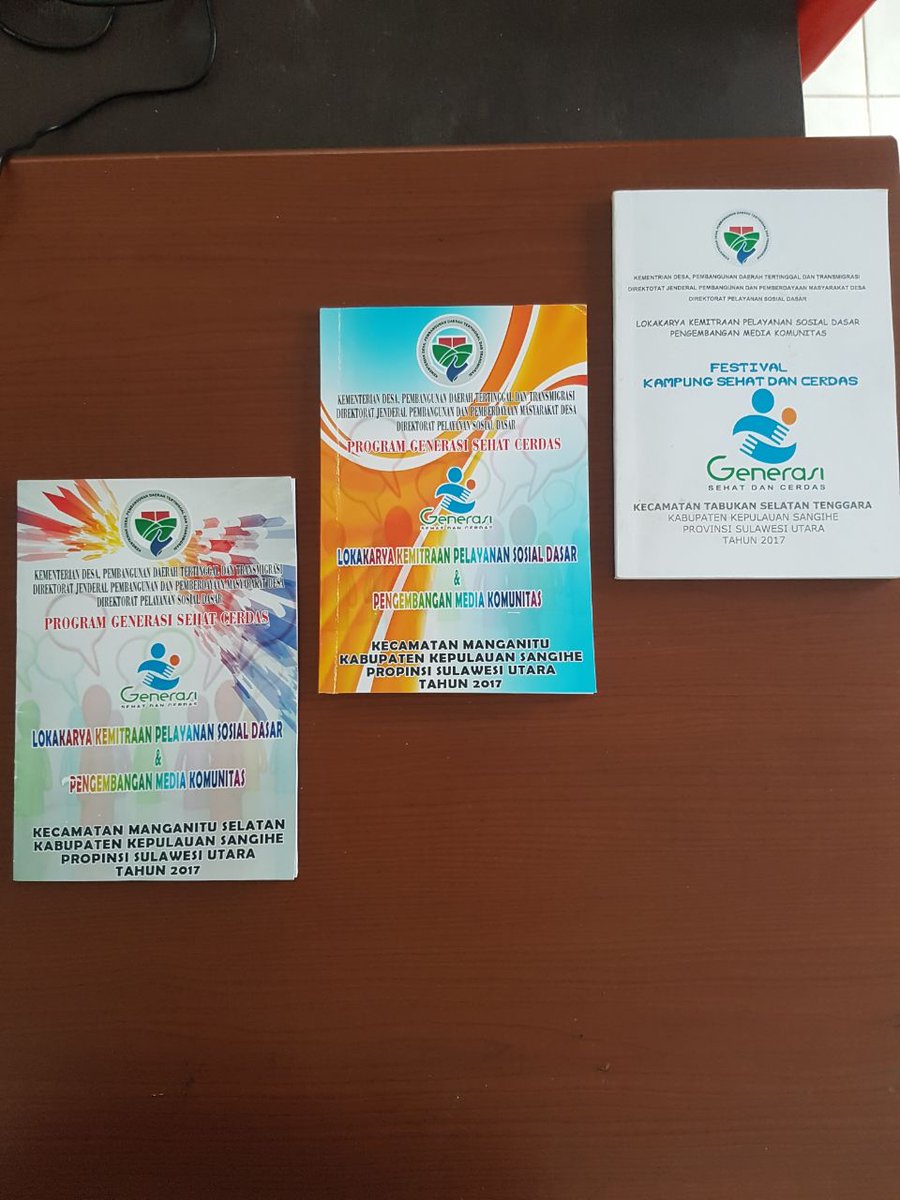 Hasil dari teman-teman kec.  Manganitu kab. kepulauan sangihe prov.  Sulawesi utara pengembangan media komonitas thn 2017 suda jadi.  Thx n kompak selalu