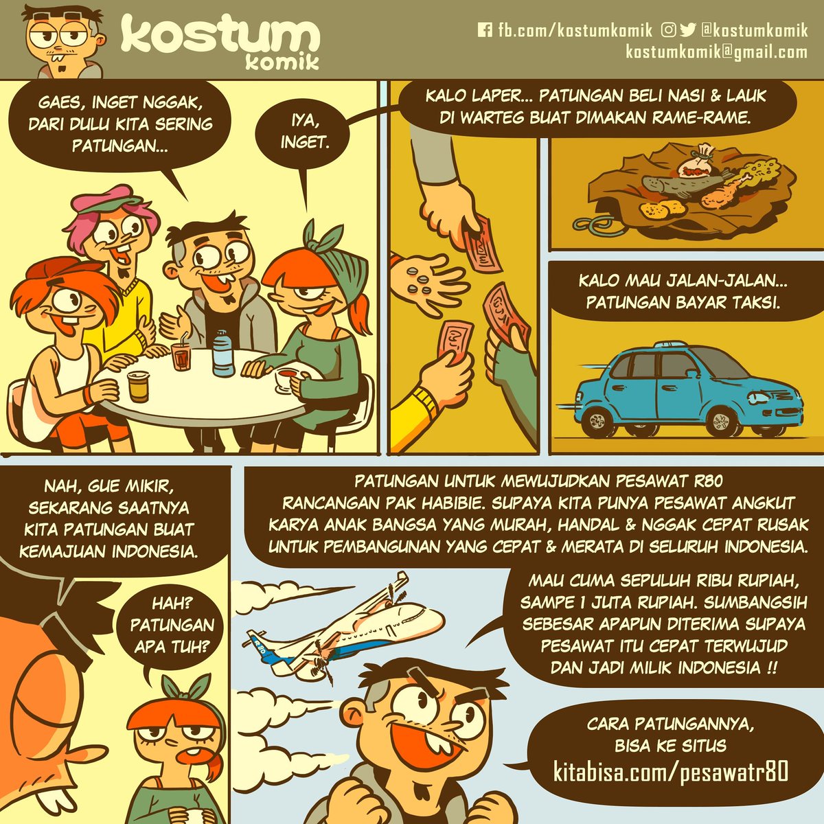 kostumkomik's tweet photo. #TerbangkanPesawatIndonesia - https://t.co/XIFGAxFpng https://t.co/WgR7bZICjG