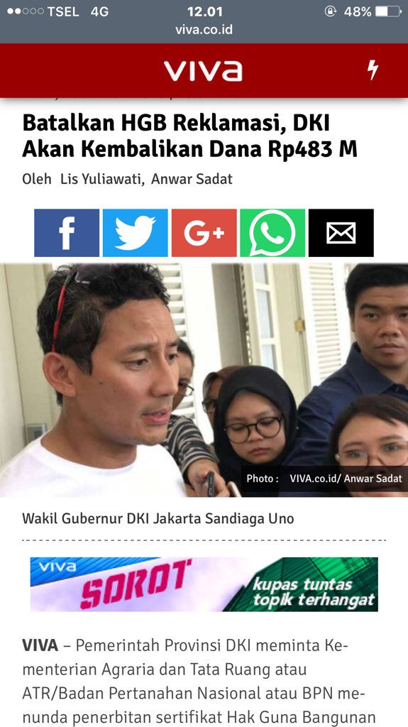 dakwahmedi4's tweet photo. @Takviri Sapa bilang agenda #STOPREKLAMSI gagal, tuh DKI udah siap bayar konsekwensi HGB yang sudah terbit, dana ini diambil dari pembatalan #RSSW.
ahok makin kejengkang ๐๐๐ https://t.co/yEZycRfK54
