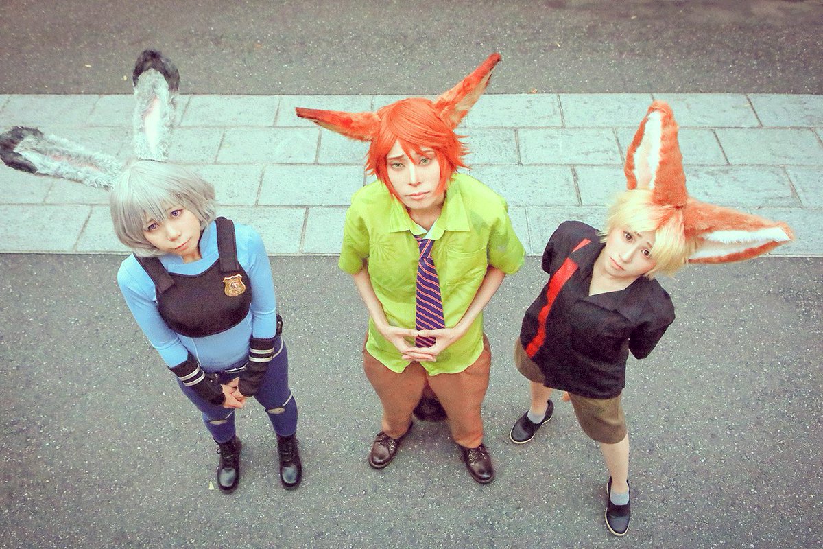 Dハロ仮装 ズートピア フィニック仮装 Zootopia🦊🐰ズートピア