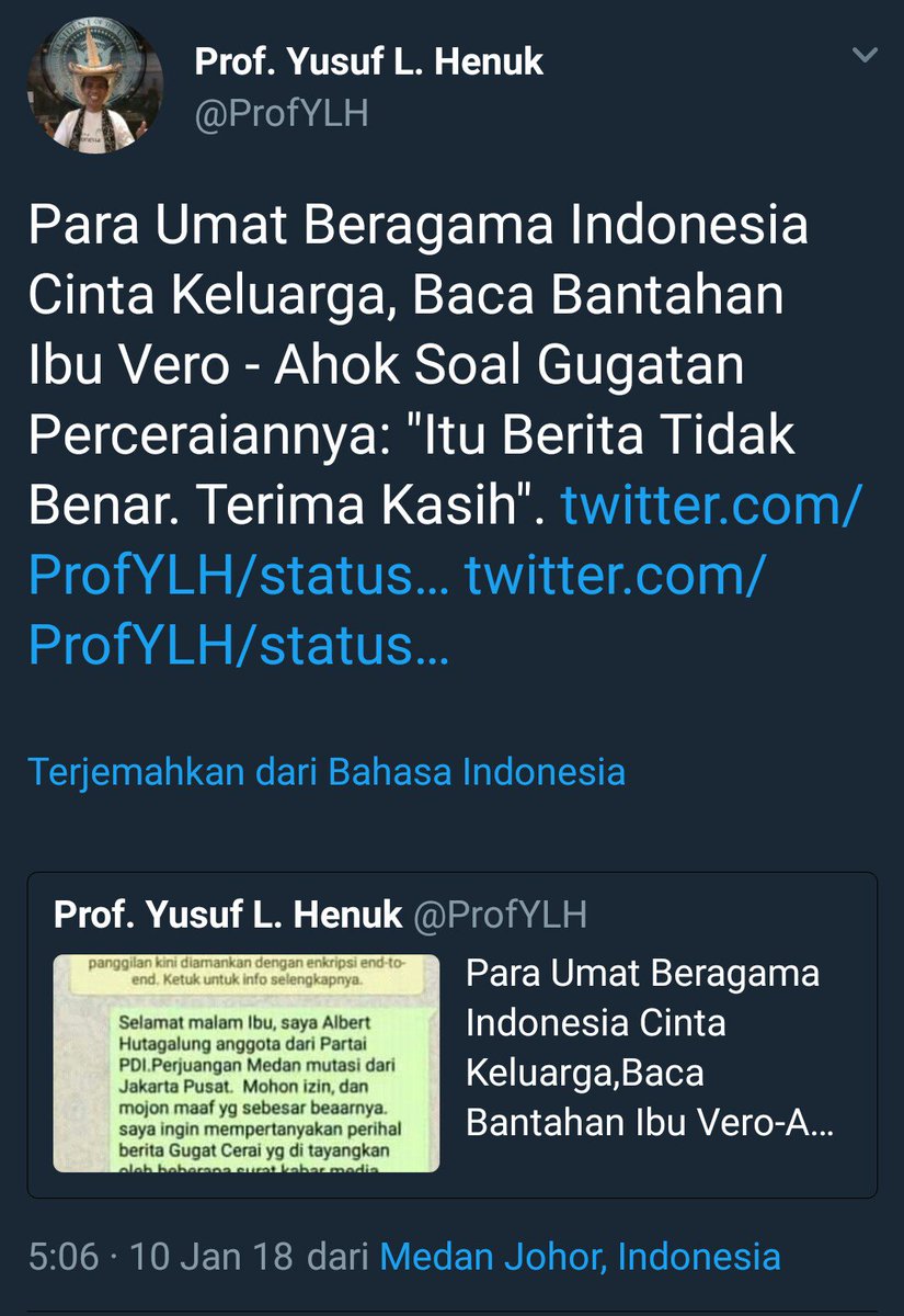 Prof Yusuf L Henuk On Twitter PERCAYA ATAU TIDAKBeginilah