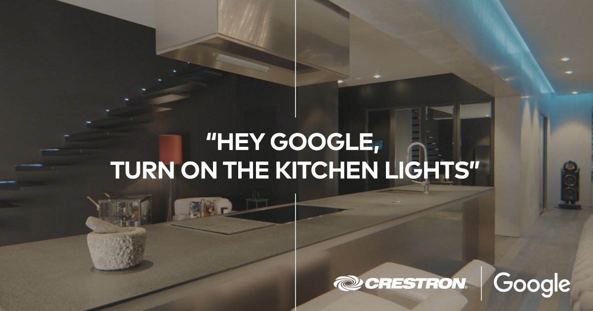 crestron google home