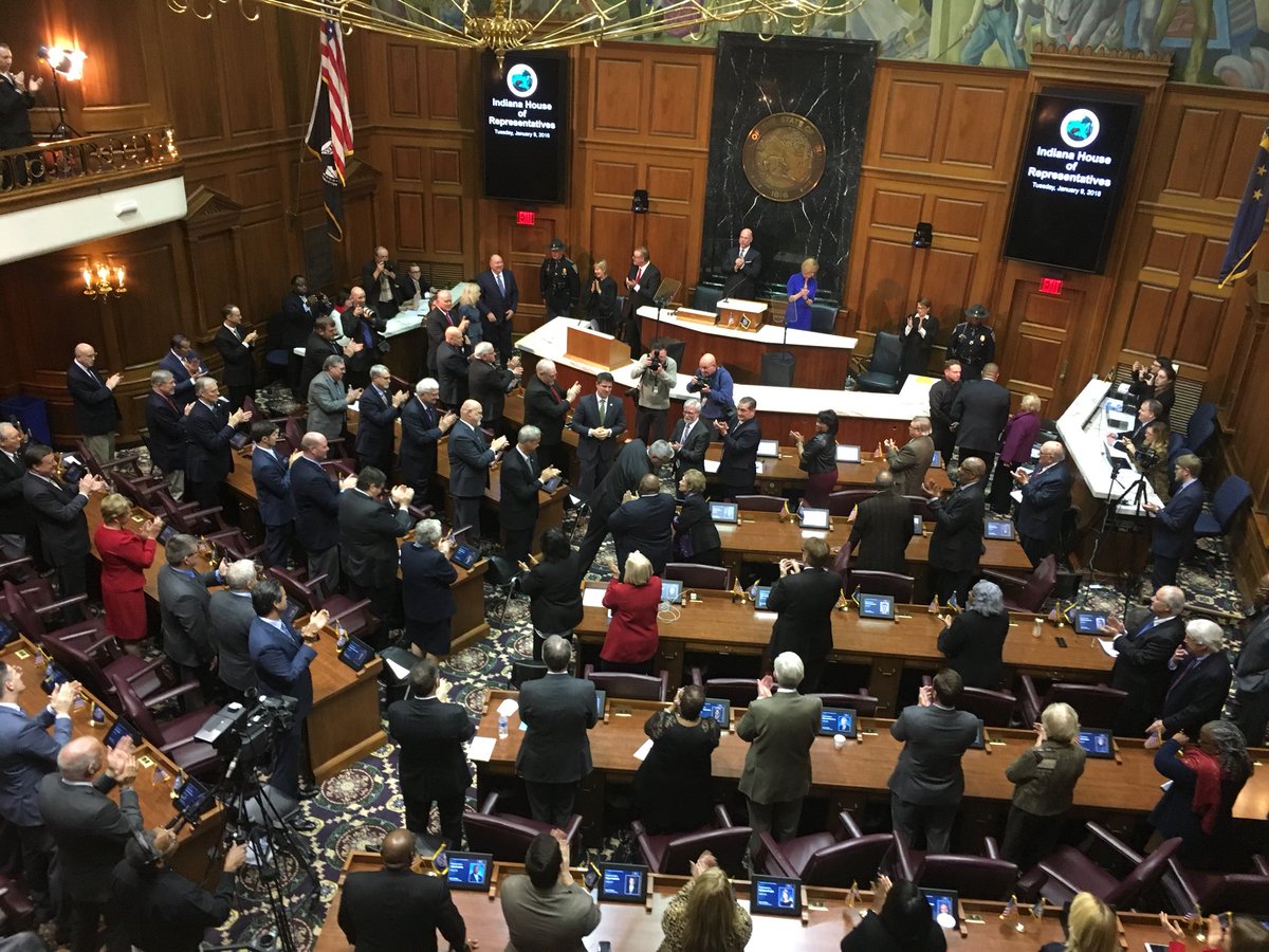 Excited to get after @GovHolcomb #INSOTS 2108 goals:
-25k Hoosiers w/ some college enrolled to complete 
-30k Hoosiers w/o a diploma connected to training &amp; employment
-1000 Hoosier inmates transitioning ready to work
- 12.5k new work based learning &amp; apprenticeships
Let’s Roll!