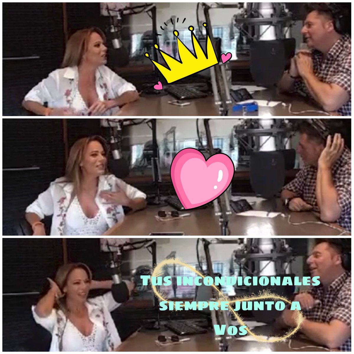 lasbandidasdeIC's tweet photo. Te queremos tanto tanto @ilianacalabro1 nos alegramos que te haga tan bien tenernos y de nuestra parte sera por siempre....💖💝😍😘Tus incondicionales siempre en tu corazón https://t.co/Z2k5kJ46sa