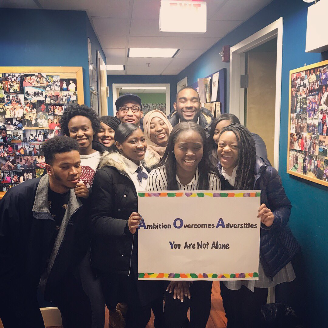 AOA_Campaign's tweet photo. Today the College 101 Building Workshop was honestly a success.  So glad to hear the goals that these high school seniors set for themselves prior to today and the new ones made today. Those essays were looking good !!!l #AOA💙✨#YouAreNotAlone #DreamAndConquer https://t.co/bNBeGILIlf