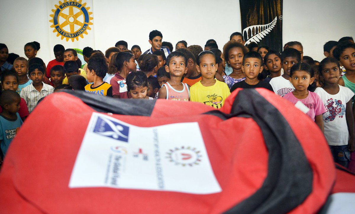 FENC_Fiji's tweet photo. 244 amazing children from Koroipita,Lautoka head back to 32 western Primary,High, Special Schools next week; bags filled with stationary &amp; exercise books to learn &amp; grow. Result of @FENC_Fiji 416km walkathon around Viti Levu last year #EveryLastChild https://t.co/Y5WrkHQ5Wy https://t.co/59Lh8apv4v
