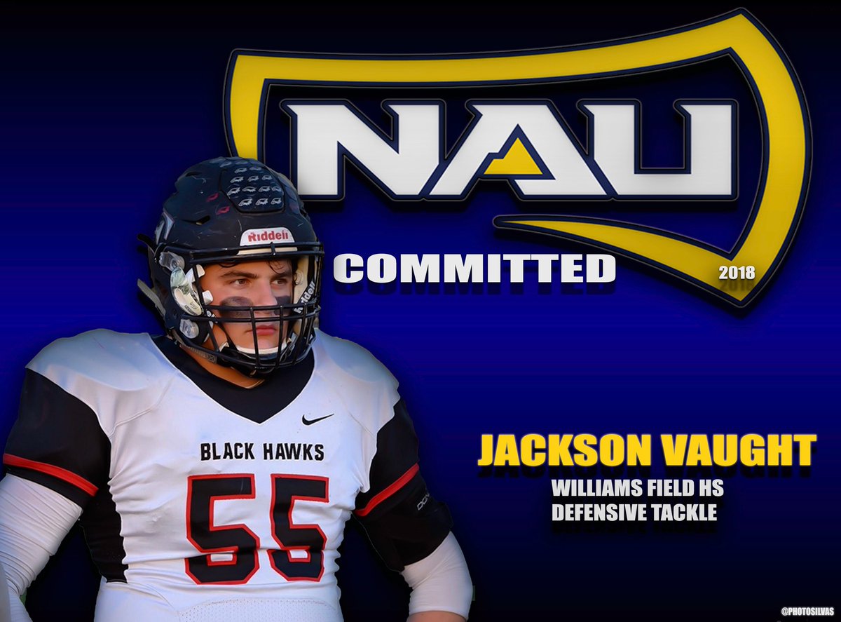 Jacksonvaught55's tweet photo. ❗️❗️COMMITTED ❗️❗️ #NAUStrong #AxEm18 https://t.co/hmLiBcV0sm