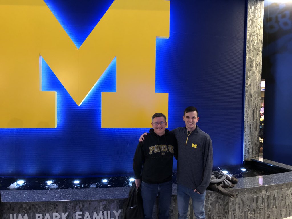 ctwinkler's tweet photo. Even though my son and money go to Michigan...my heart belongs to PURDUE!  #BoilerUp #BeatMichigan @BoilerBall @PurdueAlumni https://t.co/EGSTn1g24m
