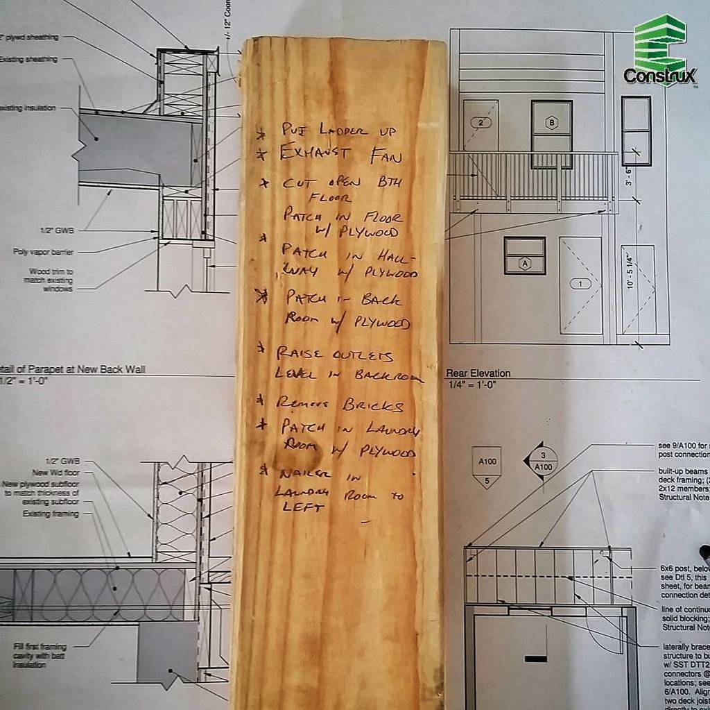 GoConstrux's tweet image. 📝 At Construx sometimes we have a pen but no pad. Here&apos;s an example of #TheConstruxNotepad. #PunchOutList #TakeNote #ContractorNotes #ContractorNotepad #AtypicalNotepad #CommonOccurrence #RarelyRepeated bit.ly/2CZ7nU2