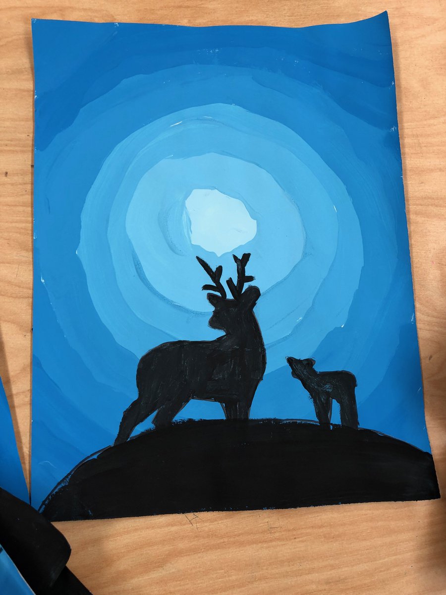 MsWiningArt's tweet photo. Fourth grade finished their monochromatic color scheme @DiemerEagles512 https://t.co/D2MYNB2gi4