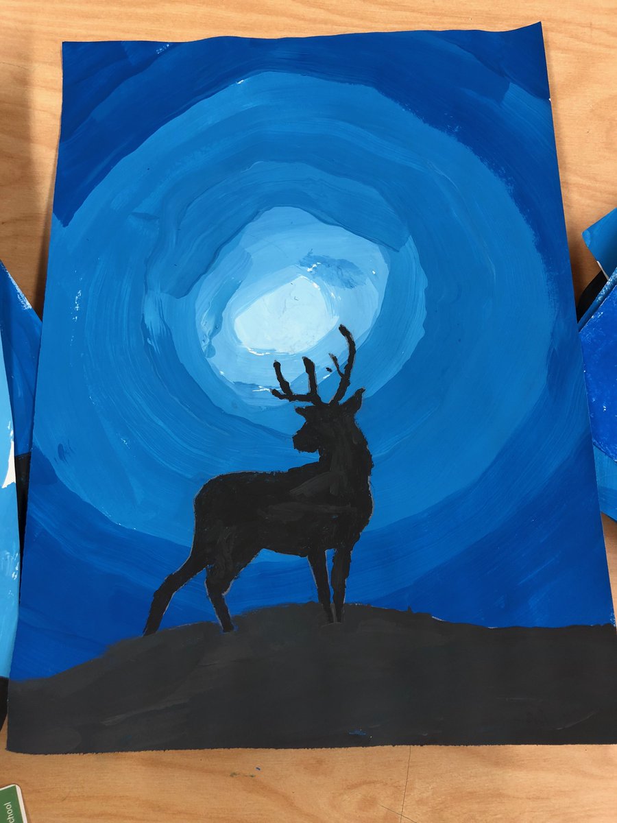 MsWiningArt's tweet photo. Fourth grade finished their monochromatic color scheme @DiemerEagles512 https://t.co/D2MYNB2gi4