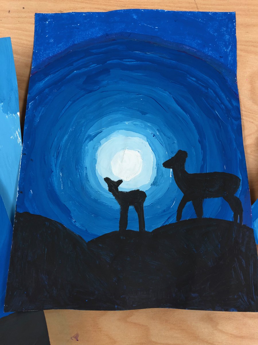 MsWiningArt's tweet photo. Fourth grade finished their monochromatic color scheme @DiemerEagles512 https://t.co/D2MYNB2gi4