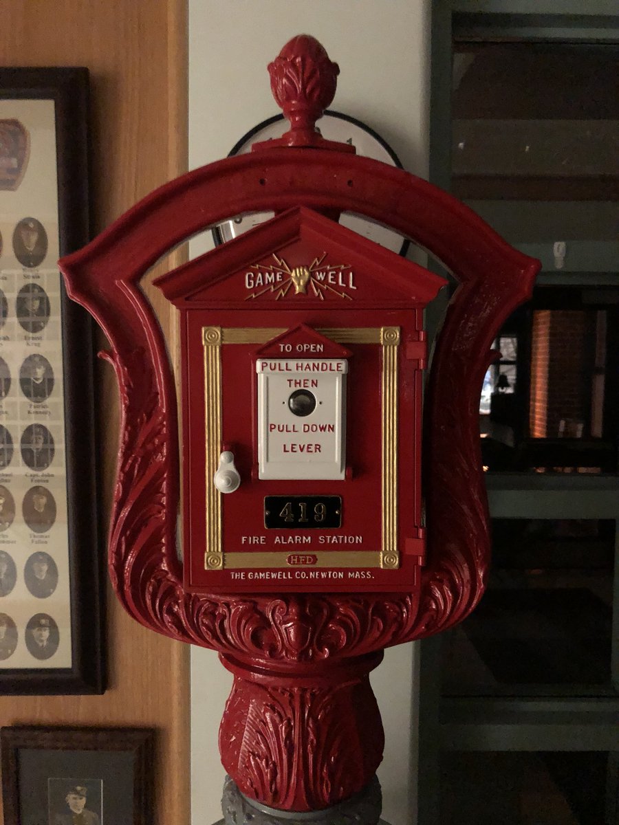 JDeforest1717's tweet photo. @ctfirephoto @holyokejake @Local1693 An antique “7” Master Box sits in the halls of Holyoke Fire HQ, Home of Engine 1, Ladder 1, Tac1, Car 21... #ctfirephoto #ctfire #masterbox #strikethebox #7box #pullsystem #operations #firehq #holyokefire #antique #workingfire https://t.co/YDX5L2uIs6