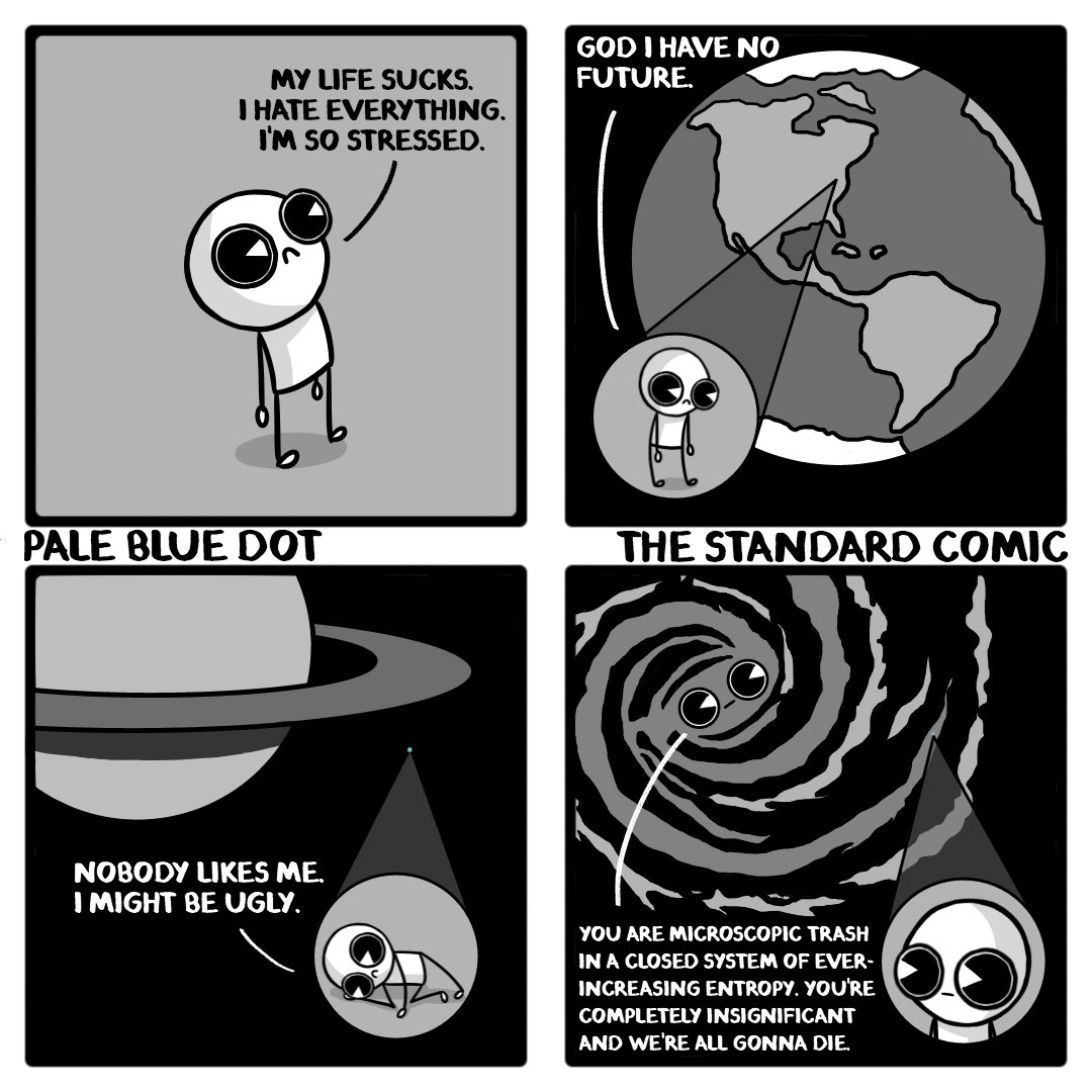 standardcomic's tweet photo. Pale Blue Dot. #comic #comics #comicartist #webcomic #webcomics #webtoon #meme #funny #science #carlsagan https://t.co/UUXKD8t7k1