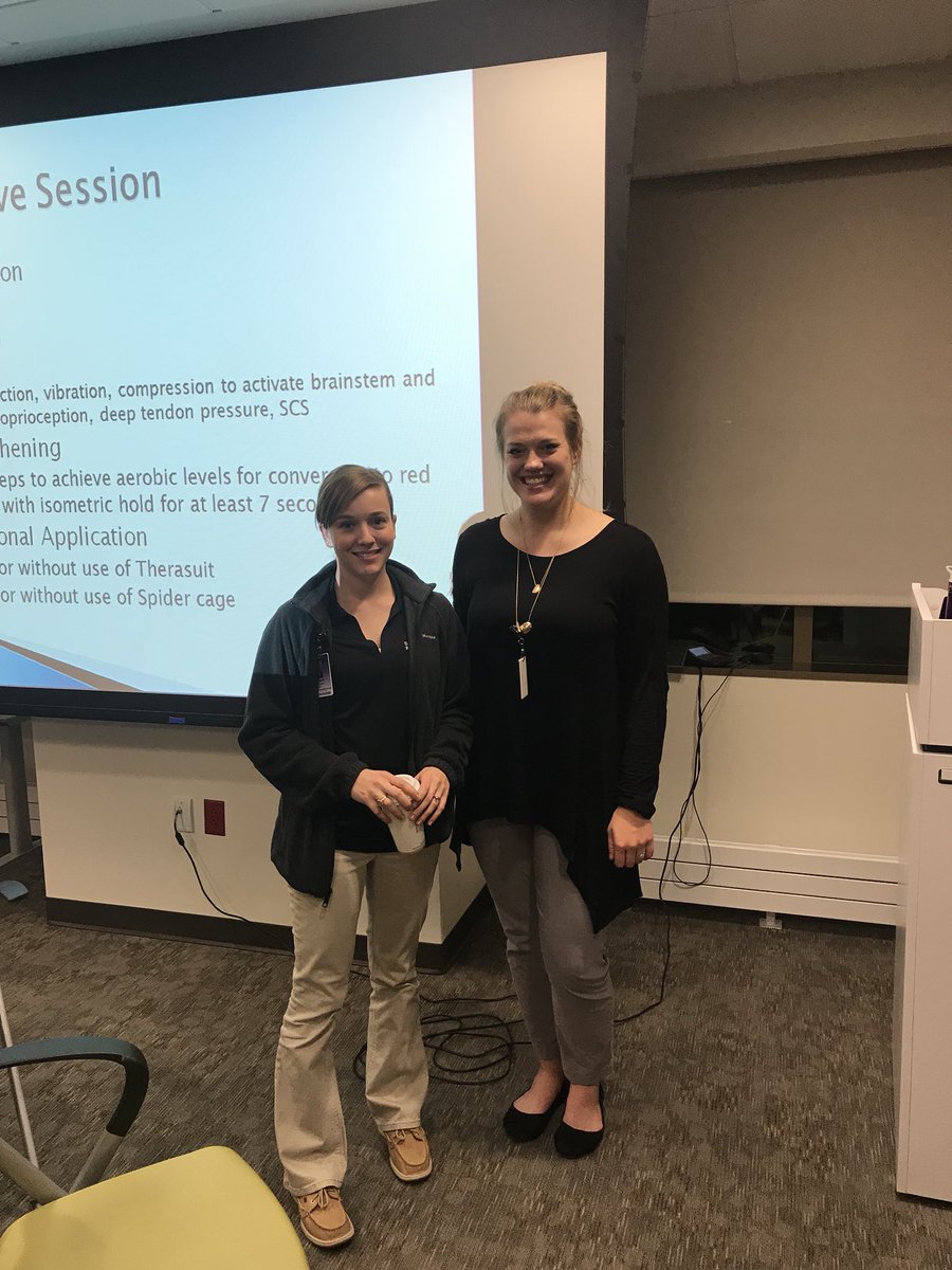 NaeNaeA7's tweet photo. @SBUnivDPT @MissouriPTAssoc #DPTstudent learning about pediatric intensive therapy at the SW district meeting https://t.co/GHYgjY6jIH