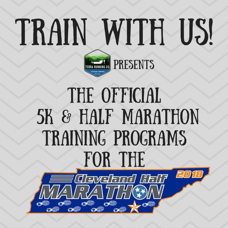 Train for the Cleveland Half Marathon &amp; 5k with Terra Running Company! Training program for all levels start the week of 2/20! Register w/ a friend in the store &amp; you BOTH get a free pair of socks and $10 off!