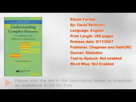 DataInfact's tweet image. Understanding Complex Datasets: Data Mining with Matrix Decompositions Book by David Skillicorn datainfact.com/tw/35439904