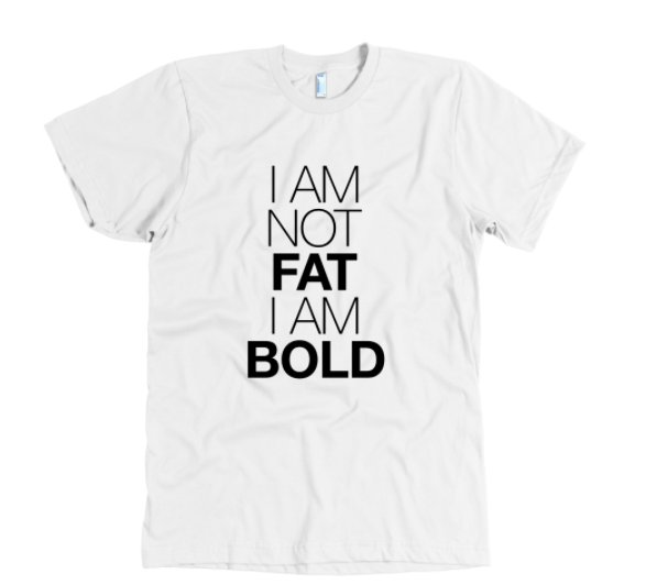 designershumor's tweet image. I am not fat I am bold t shirt desket.co/collections/ts…

#funny #typography #design