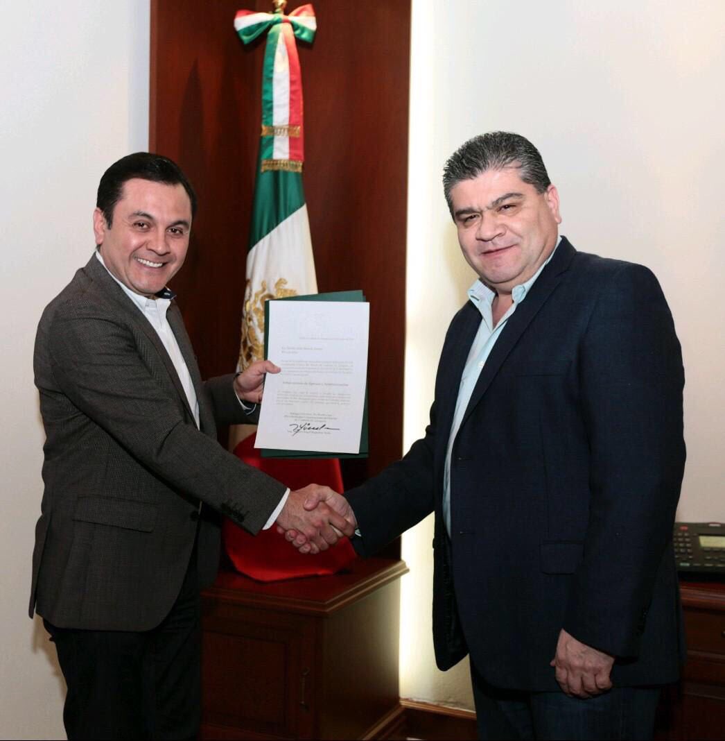 La Subsecretaría de Egresos y Administración de #Coahuila tiene como nuevo titular a Xavier Herrera Arroyo, a quien he instruido velar por finanzas sanas para los presupuestos de nuestro estado. ¡Colaboremos en equipo por Coahuila! #FuerteCoahuilaEs