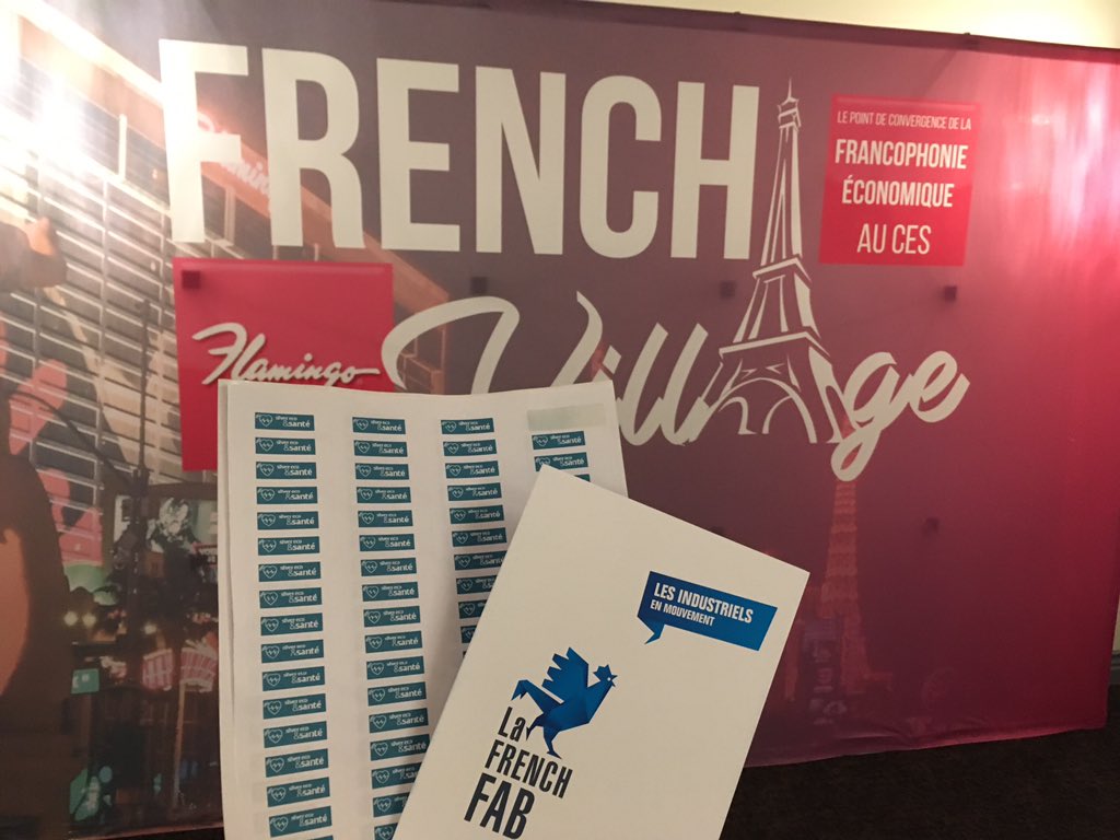 Mingle soirée francophonie <a href="/LaFrenchTech/">La French Tech</a> <a href="/CES/">CES</a> #ces2018 meet with every frenchy In town!! Speak with us <a href="/vincentdaffourd/">Vincent Daffourd</a> for a #HealthCES2018 sticker!!