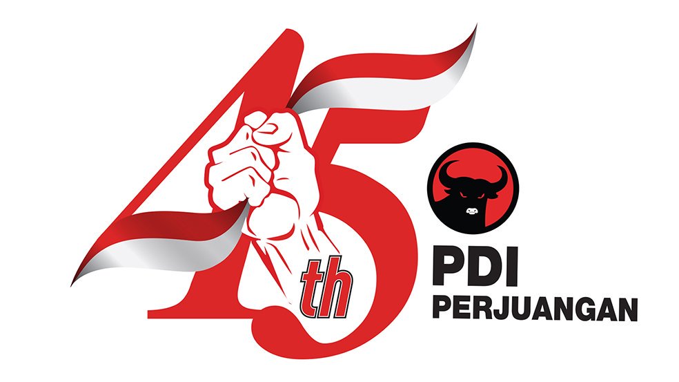Dirgahayu PDI PERJUANGAN KE 45 tahun, semangat....mari bung rebut kembali👍