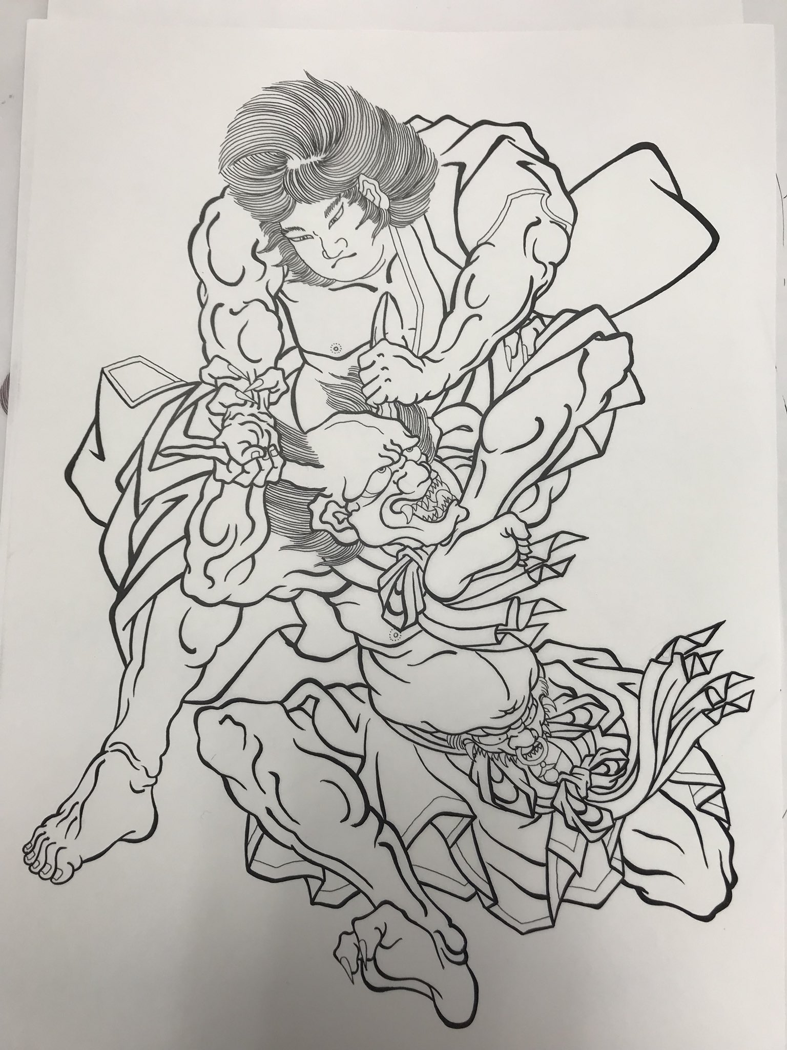 三代目 彫よし レア 百鬼図 本