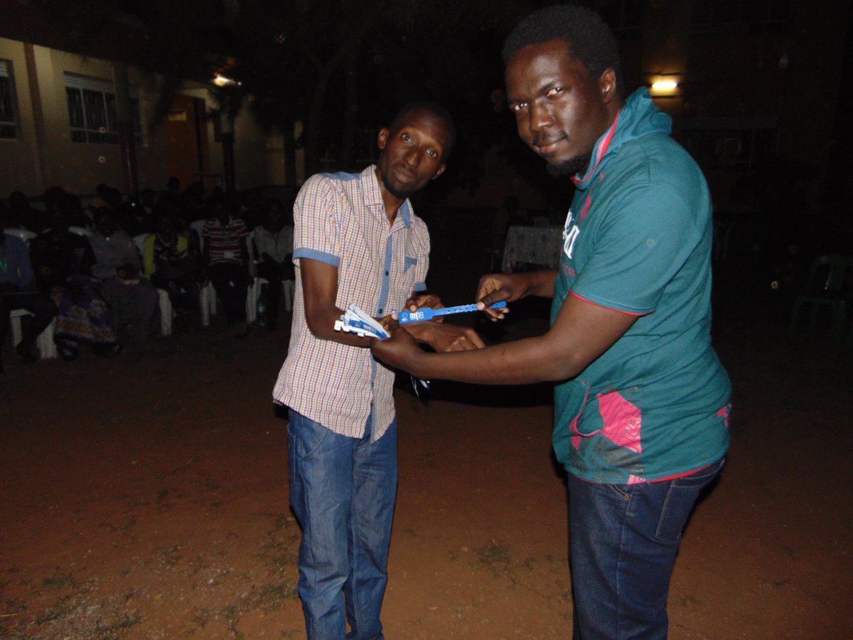 ChriscoChurch's tweet photo. #Phatfest18 he gets his ticket #Campfire #TimeCamp18 @ekaalsamuel @powerfmuganda https://t.co/O4Mwh5Jz7C