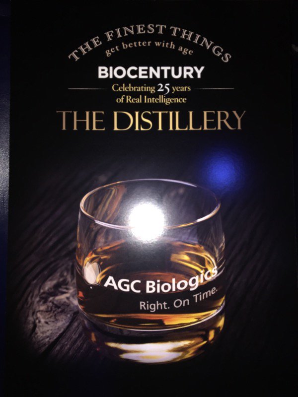 We have a new name, and we are celebrating. Come whiskey the night away with the new @AGCBiologics and @BioCentury during #JPM18 and #BTS18.