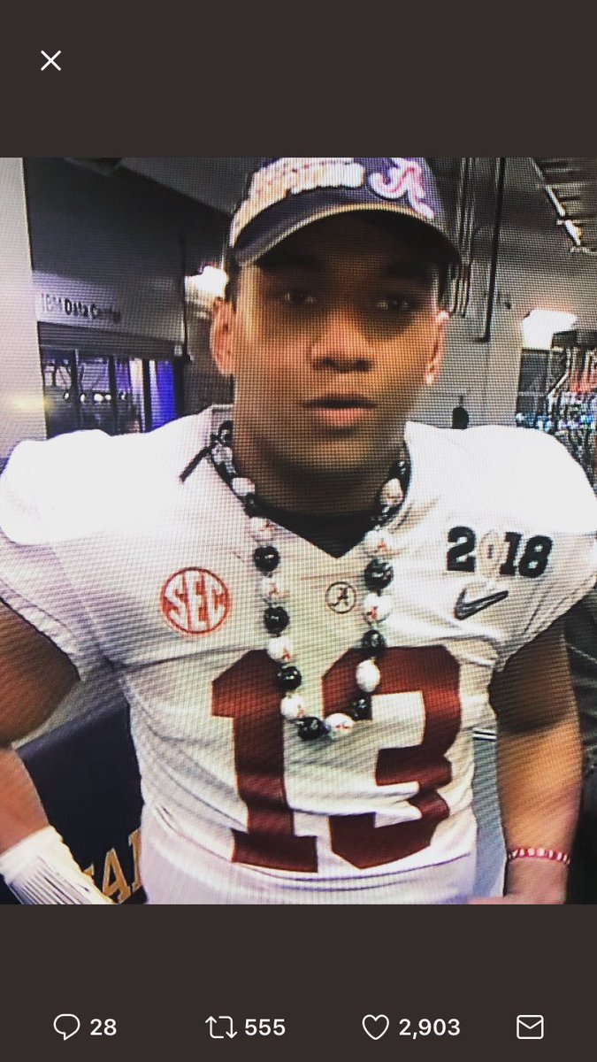 coachmarkf's tweet photo. Tua, You made a lot of people proud!! I have to believe most of all The Lord is a proud father for who you are! Love ya, God Bless!!# Outworkemall! https://t.co/I3y0Z0mDJL