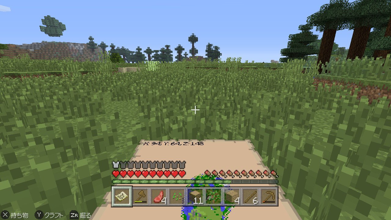 おにぎりちゃん 飽きたと言いつつ こっちでもサバイバル 草だらけ Minecraft マイクラ Nintendoswitch T Co 3zujrzgdwy Twitter