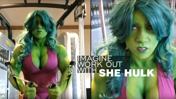 Art by Lana Chromium (@artbychromium) on Twitter photo New video on my Youtube channel. <a href="/isabelleturell/">Isabelle Selena</a> cosplaying SHE HULK at <a href="/FitExpoOfficial/">The Fit Expo India</a> . Bodypainting by Lana Chromium "Work out with SHE HULK": youtu.be/X8eLRKCC_Ao
#cosplay #cosplayers #shehulk #hulk #bodypaint New video on my Youtube channel. <a href="/isabelleturell/">Isabelle Selena</a> cosplaying SHE HULK at <a href="/FitExpoOfficial/">The Fit Expo India</a> . Bodypainting by Lana Chromium "Work out with SHE HULK": youtu.be/X8eLRKCC_Ao
#cosplay #cosplayers #shehulk #hulk #bodypaint