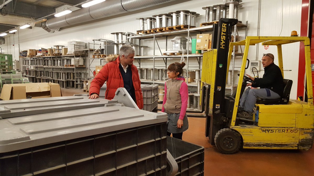 laurentwauquiez's tweet photo. Défense du #MadeInFrance et de nos industries. Un plan de développement exceptionnel pour une entreprise d'#AuvRhAlpes qui travaille pour les plus grandes marques. #Cheynet https://t.co/JRDMWwIisx