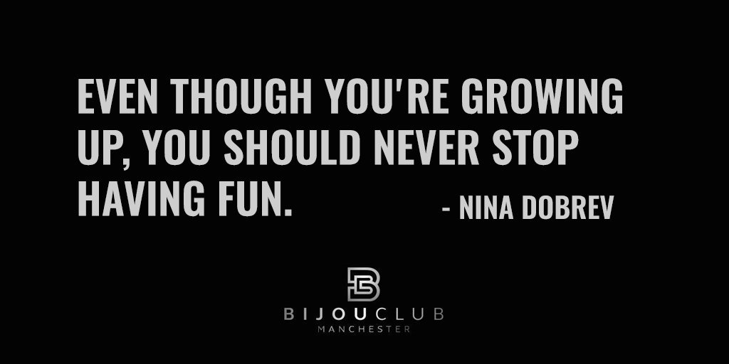 ModeEvents's tweet photo. "Even though you're growing up, you should never stop having fun." - Nina Dobrev https://t.co/4jxApiSi1J