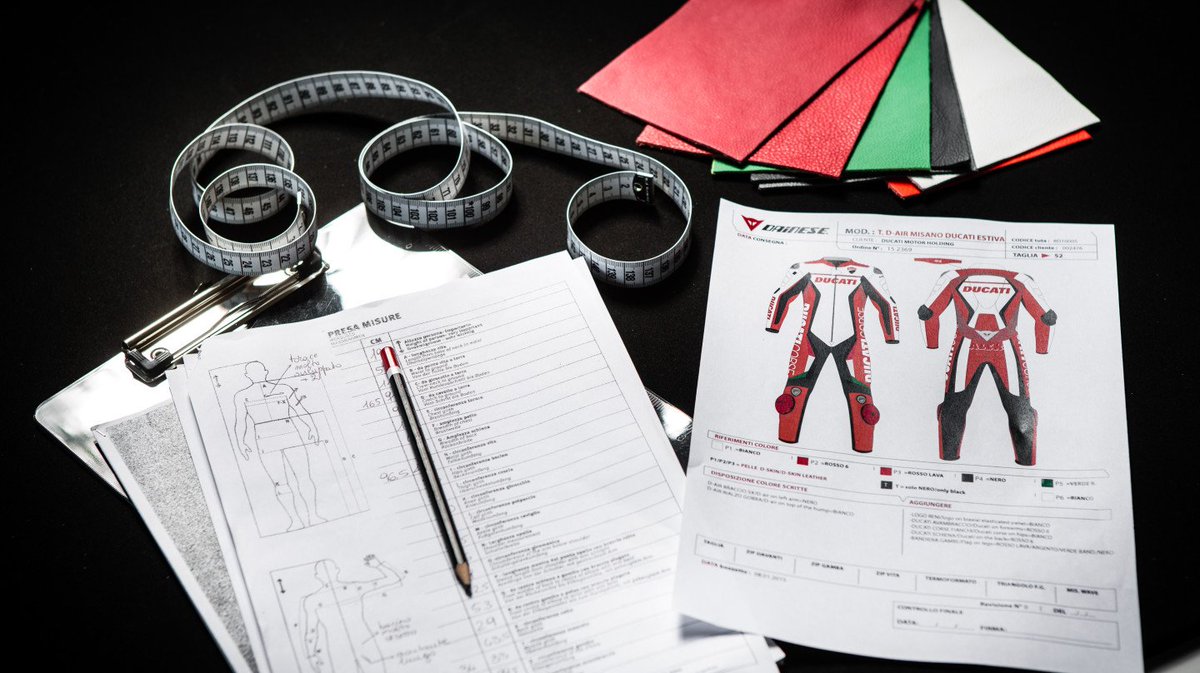 DucatiUK's tweet photo. Ducati SuMisura allows users to customise their motorcycle leathers, with a bespoke solution in terms of both specific physique and choice of graphics https://t.co/aM2mPL3wNn 

Use the configurator to make your own draft suit sketch: https://t.co/GoFbSGLasK #Ducati #Dainese https://t.co/4mmawRy2Q9
