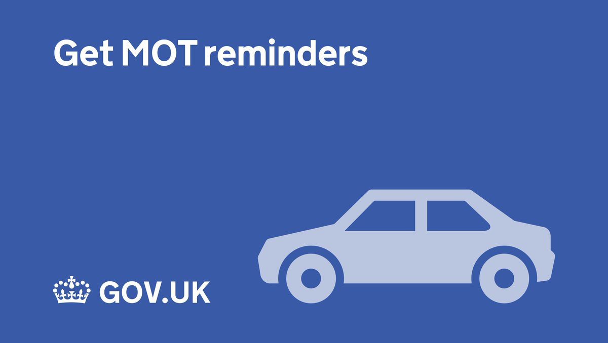 Get MOT reminders