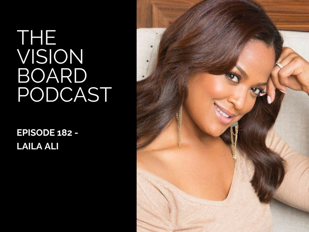 VisionBoardPod's tweet image. Great new ep of the podcast with @TheRealLailaAli check it out at thevisionboardpodcast.com/single-post/La… #lailaali #ali #health #nutrition #cooking #MuhammadAli