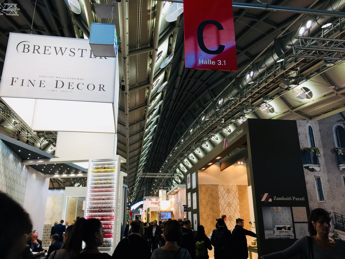 Lets get started 💁🏼‍♀️😊 #Heimtextil <a href="/Muraspec/">Muraspec Wallcoverings</a> <a href="/FardisInteriors/">Fardis</a> explore interior trends and come visit us Hall 3.1 Stand D 19 <a href="/VikaDidvaliene/">Vika Didvaliene</a>