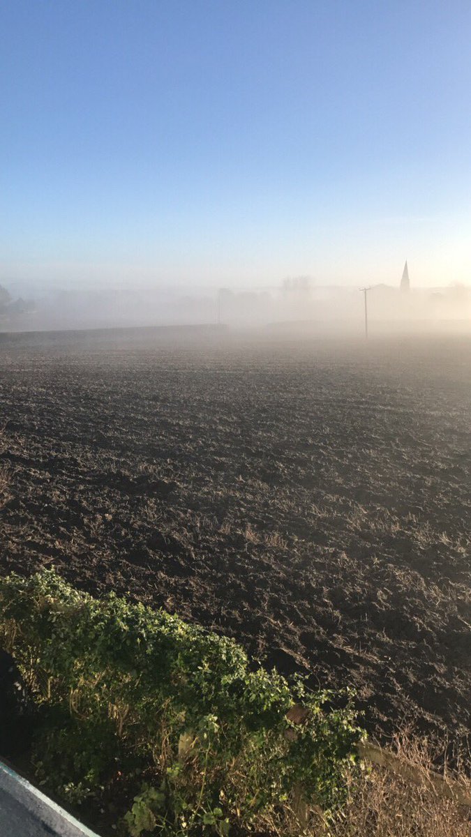 Our view this morning @blakegrproofing #grproofing #countryside #Misty #sunrise