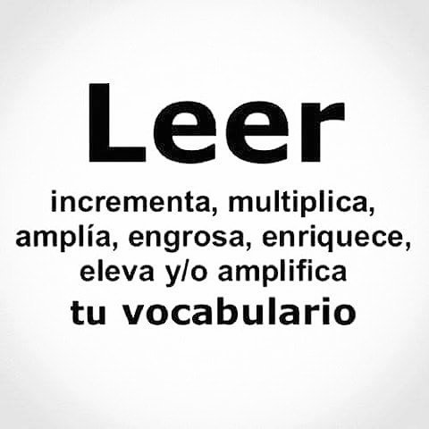 LenguaVerdeEd's tweet photo. Leer. Just do it. https://t.co/GKXfBZX64D