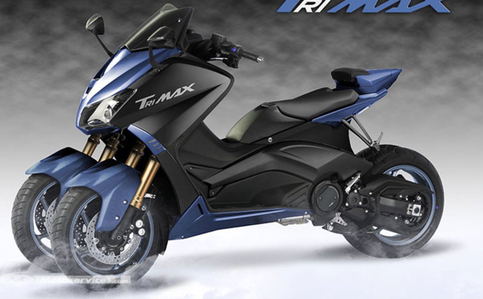 Motoservices on Twitter: "#YAMAHA : après l'annonce de la moto 3 roues