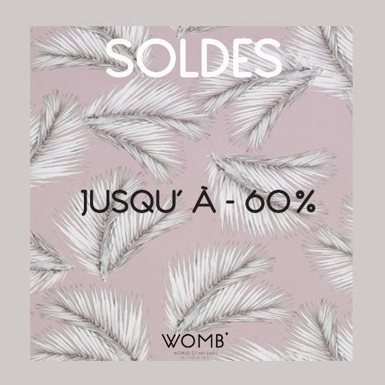 Ça y est ! La saison des soldes est arrivée !
WOMB* vous propose jusqu'à -60% sur des produits dans l'ère du temps qui raviront aussi bien les mamans que les petits 😍
Rendez-vous vite en magasin ou en ligne pour en profiter pleinement 😘

J'en profite => buff.ly/2FeRPKe