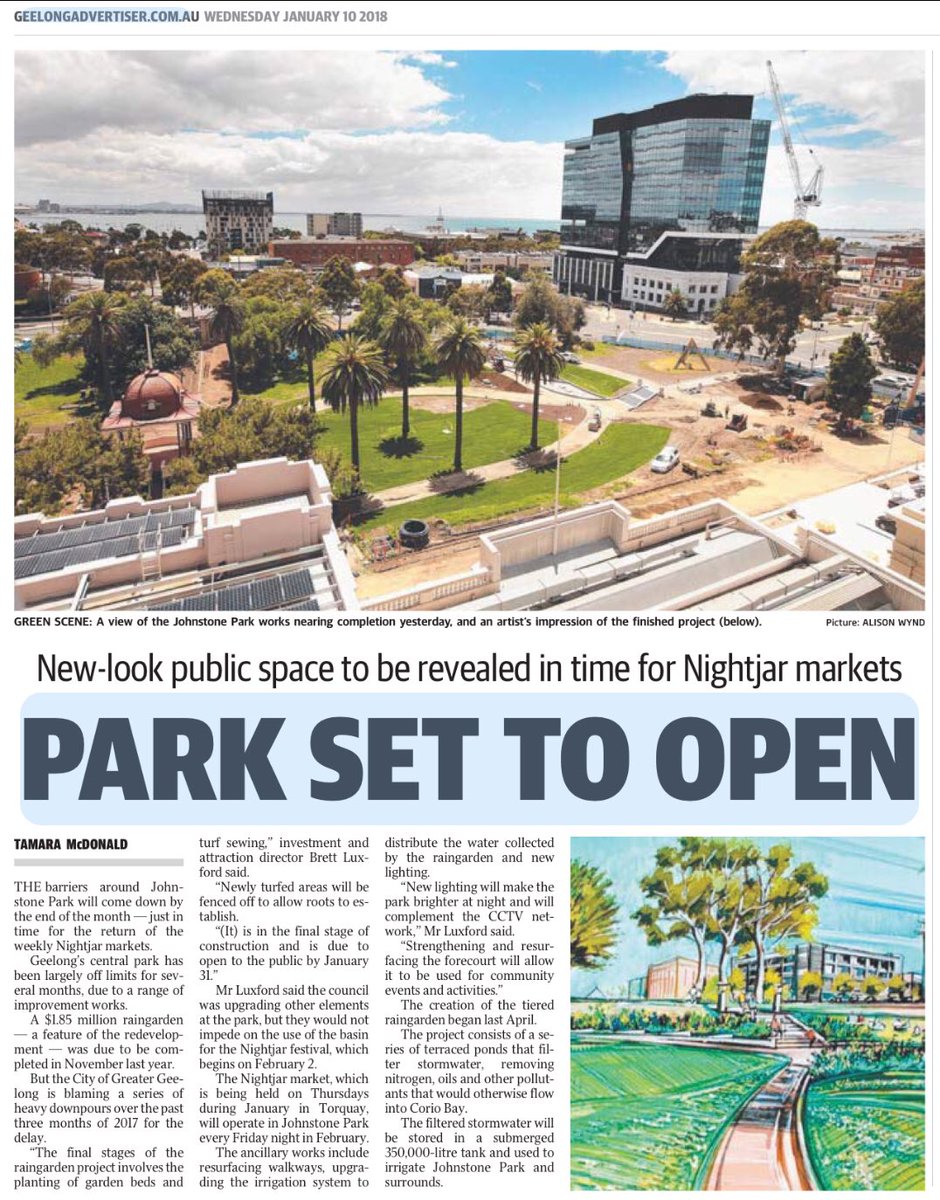 KarenStratHouse's tweet photo. It’s a good news day for Geelong @geelongaddy #GoGeelong https://t.co/eWSODNjx8y