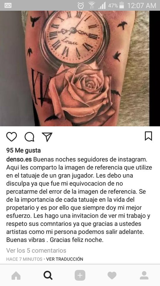 DTKIsiRVwAA0KZA - Tatuador: ''No me percate del error de la imagen que Fito me llevó''.