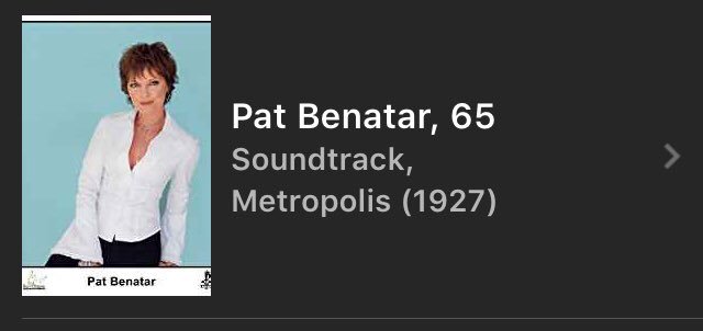 Happy birthday to the goddess of rock pat benatar 