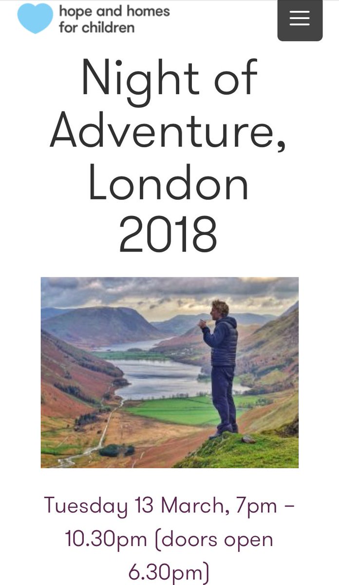 Al_Humphreys's tweet photo. Tickets now on sale for the 2018 Night of Adventure in March. https://t.co/i4X0OvgHCz https://t.co/d7y6z6KMuT